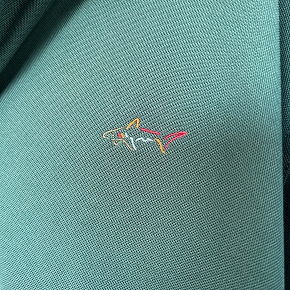 Greg Norman Large Green Polo Golf Shirt Long Sleeve XL - Picture 5 of 7